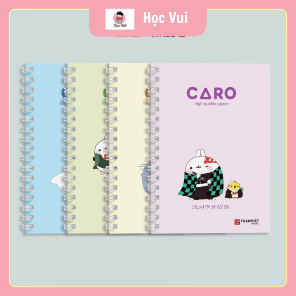 Vở caro lò xo 4 quyển